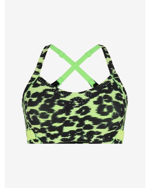 Savage X Green Cool Curves Medium-impact Wrap Back Sports Bra