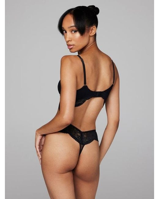 Savage X Black Haute Lace Unlined Demi Bra