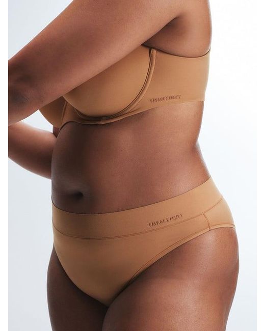 Savage X Brown Soft N' Savage Unlined Demi Bra