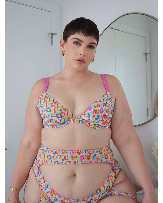 Savage X Gray Tagged By Savage Unlined Lace Bra