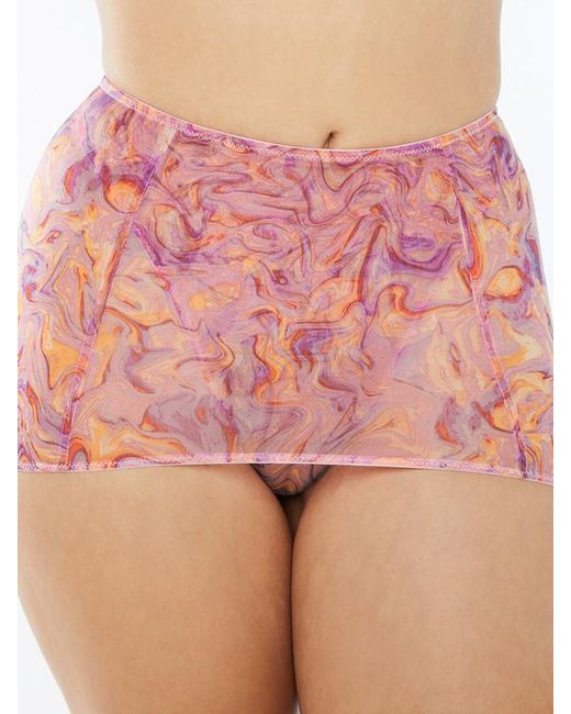 Savage X Pink X-ray Vision Skirted Thong