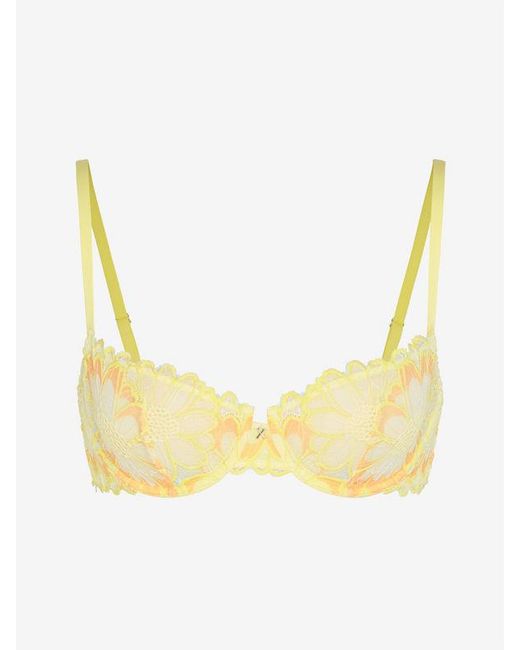 Savage X Green Daisy Riot Lace Unlined Balconette Bra