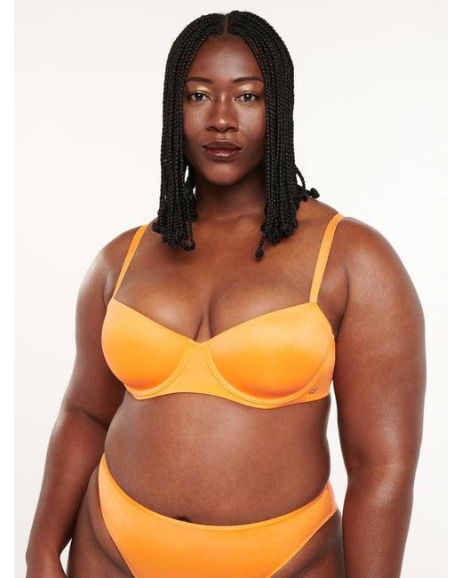 Savage X Brown Savage Not Sorry Microfiber Low-cut Balconette Bra