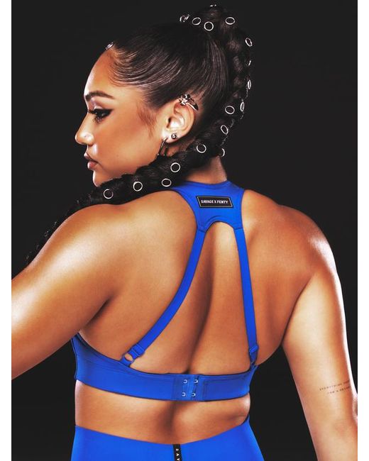 Savage X Blue Hotline Medium-impact Sports Bra