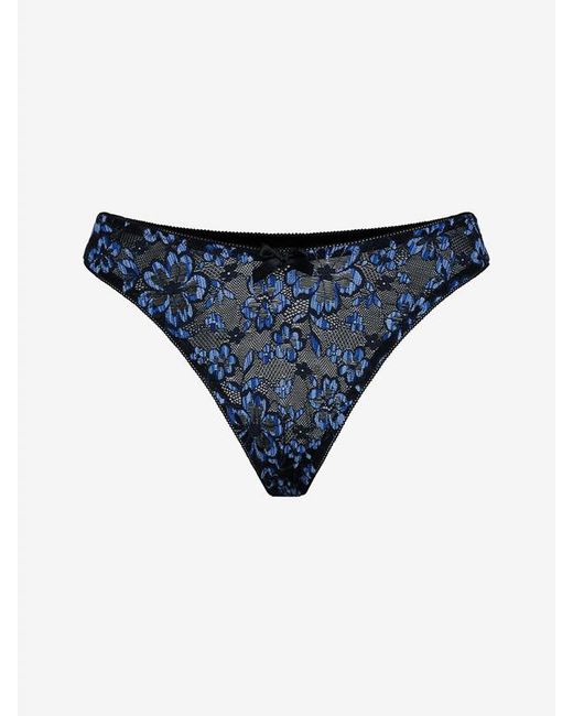 Savage X Blue Deep Sea Lace Thong