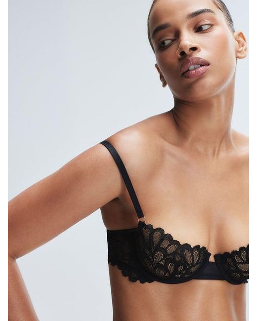 Savage X Pink Savage Not Sorry Unlined Lace Balconette Bra