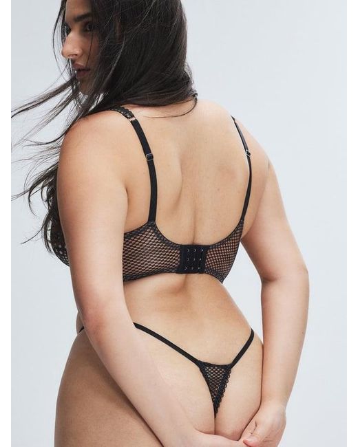 Savage X Black Starlet Nights High-apex Unlined Balconette Bra