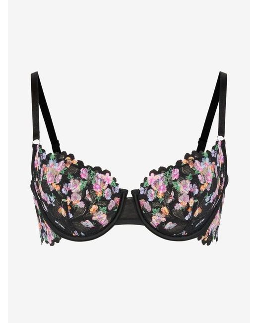 Savage X Black Savage Not Sorry Unlined Lace Balconette Bra