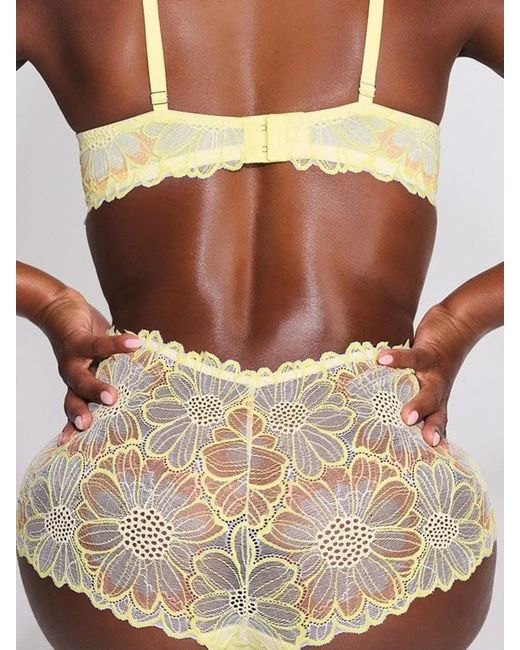 Savage X Natural Daisy Riot Lace Boy Short Panty