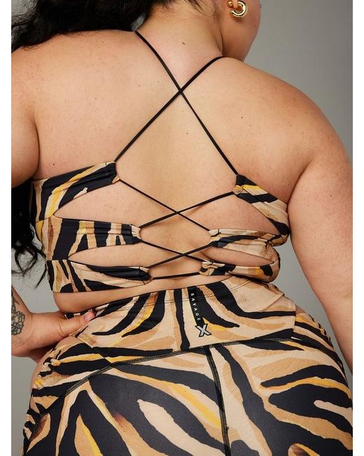 Savage X Brown Wildcat Strappy-back Tank Top