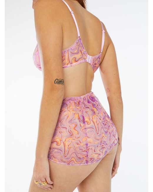 Savage X Pink X-ray Vision Skirted Thong