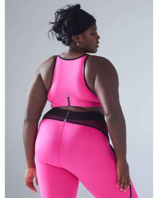 Savage X Pink X Mesh Medium-impact Sports Bra