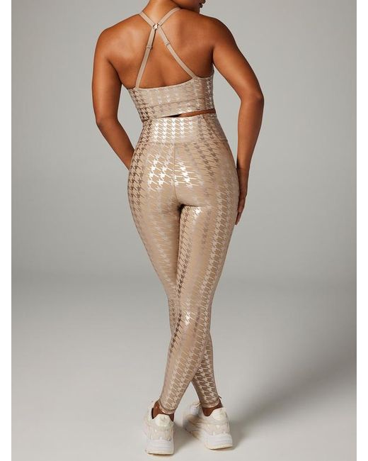 Savage X Gray Sky-hi Houndstooth Super High-waist Pocket Leggings