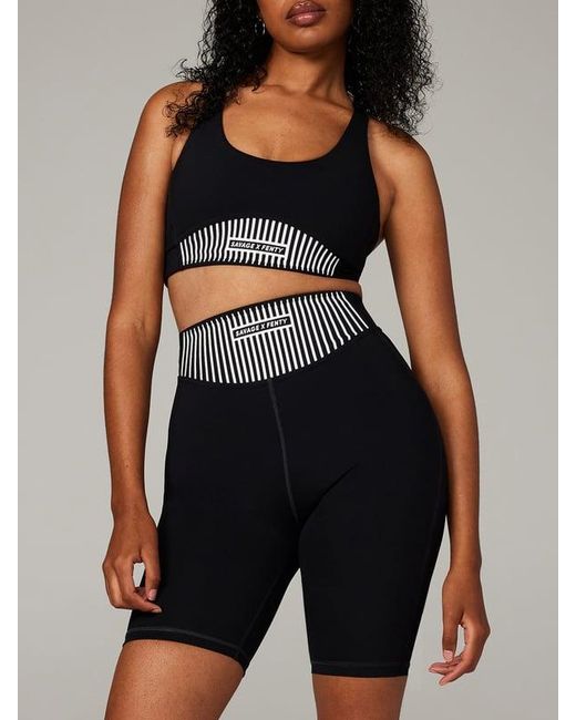 Savage X Black Xccentuate High-waist Bike Short