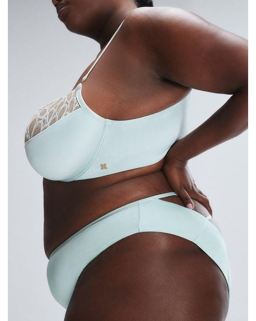 Savage X Blue Savage Not Sorry Open-back Strappy Brazilian Knickers