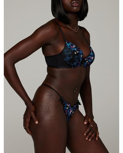Savage X Brown Wallflower String Bikini Knickers