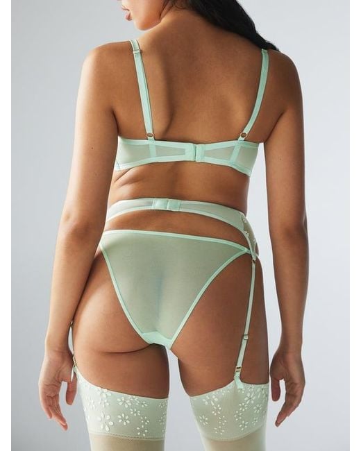 Savage X Gray Puff Daisy Suspender