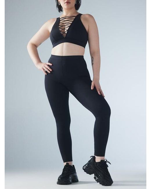 Savage X Blue Lace Up High-waist Leggings