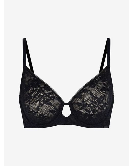 Savage X Black Luxe Lace Full Coverage Bra