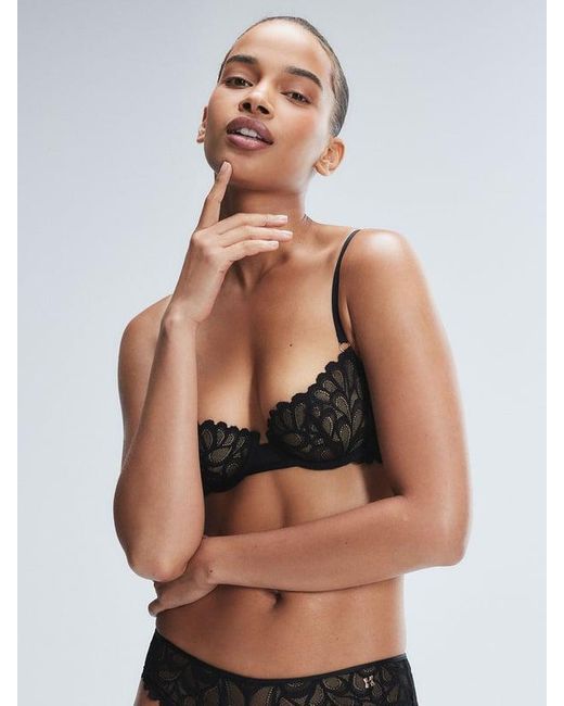Savage X Pink Savage Not Sorry Unlined Lace Balconette Bra