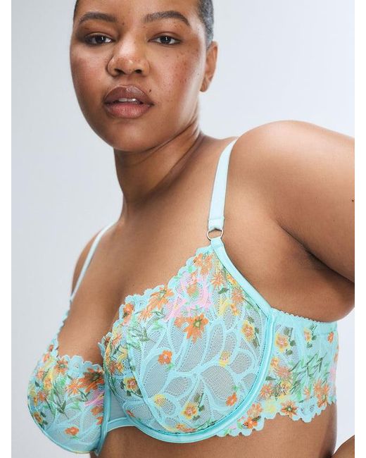 Savage X Blue Savage Not Sorry Unlined Lace Balconette Bra