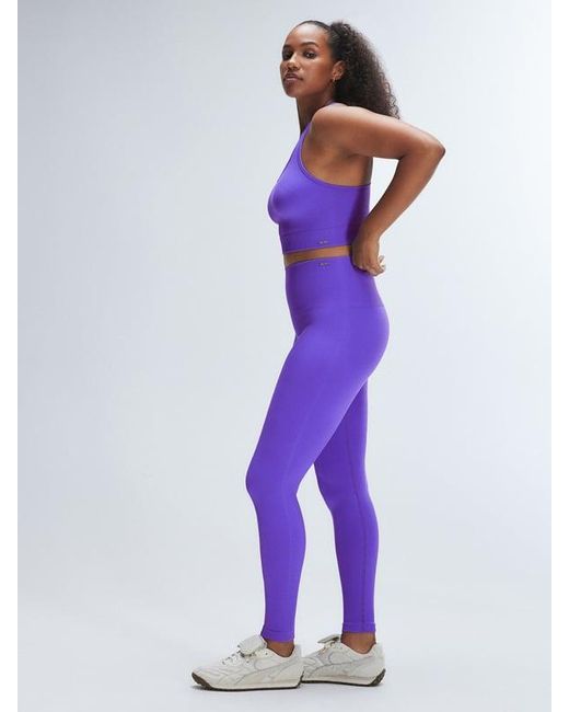 Savage X Blue Seamless Rib Sport High-waist Legging