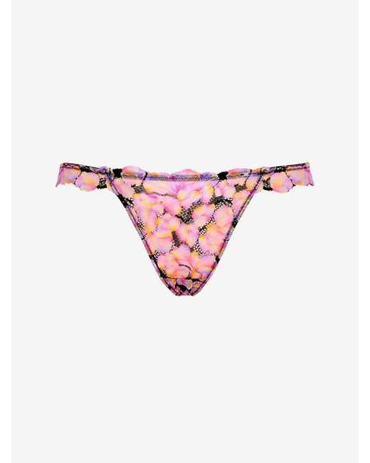 Savage X Natural Sun Tide Floral Lace Thong