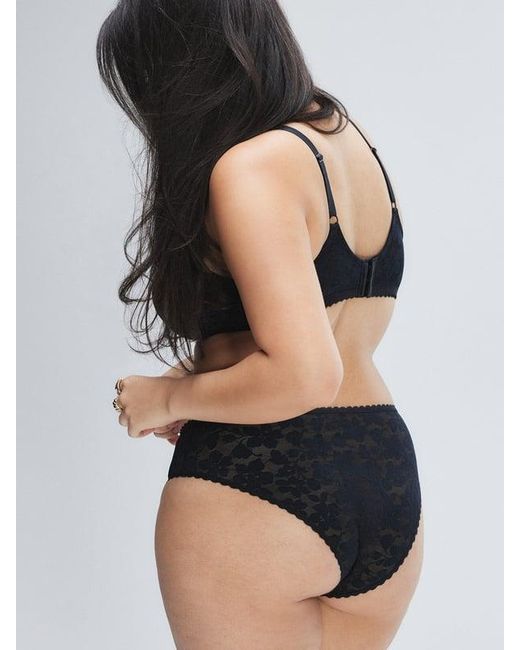 Savage X Black Lavish Lace Unlined Plunge Bra