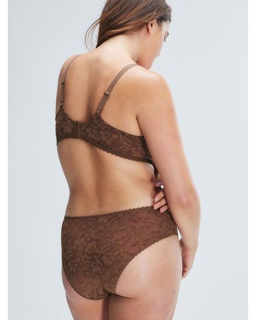 Savage X Brown Lavish Lace Hipster Panty