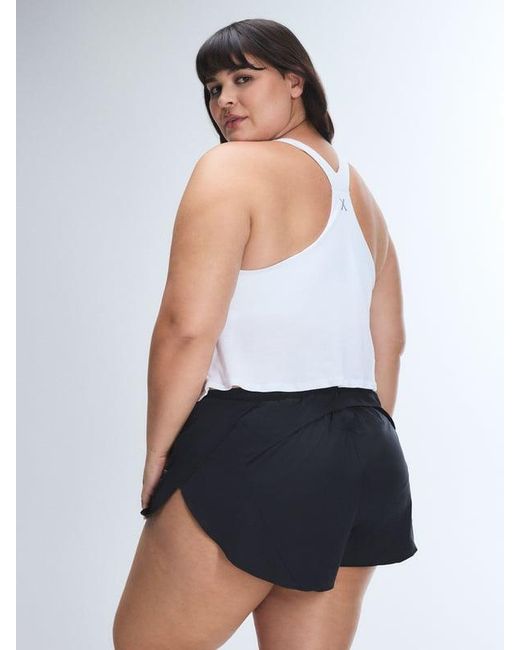 Savage X White Lit Luster Air Flow Running Shorts