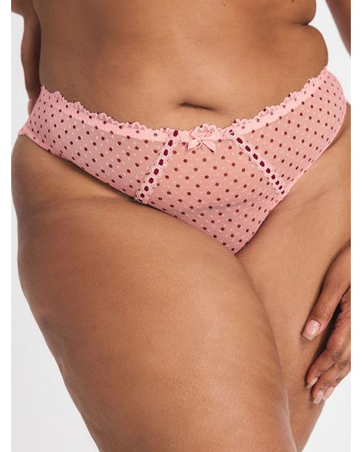 Savage X Pink Tied Intentions Brazilian Knickers