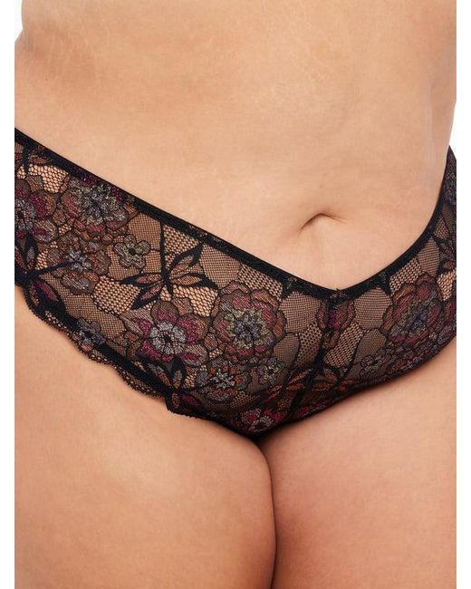 Savage X Black Nymph Nouveau Lace Cheeky Knickers