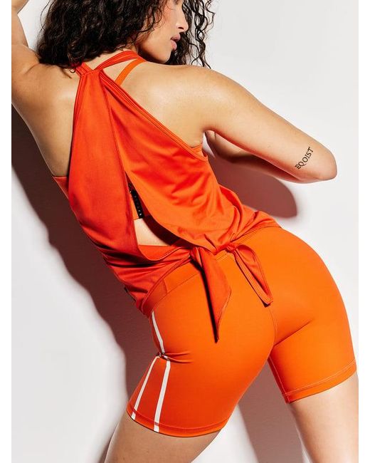 Savage X Orange Retro Runna Graphic Bike Short