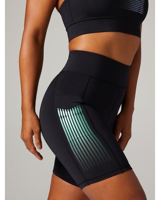 Savage X Black Band-it High-waist Bike Shorts