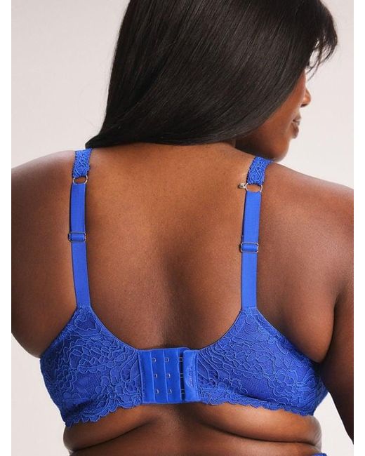 Savage X Blue Romantic Corded Lace Push-up Bra