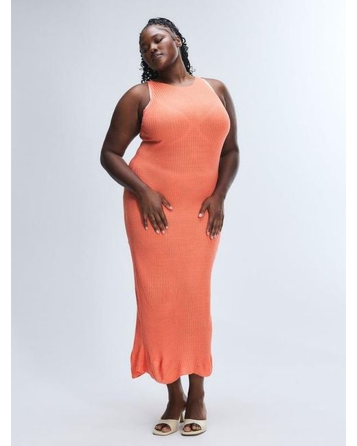 Savage X Red Sheerenity Maxi Column Dress