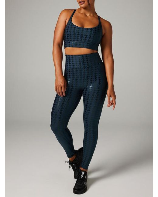 Savage X Blue Sky-hi Houndstooth Super High-waist Pocket Leggings