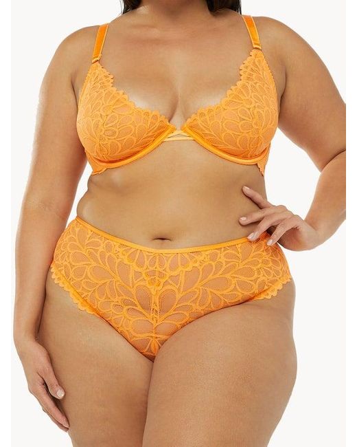 Savage X Gray Savage Not Sorry Ultra Demi Unlined Lace Bra