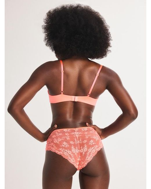 Savage X Orange Lace Hour Unlined Balconette