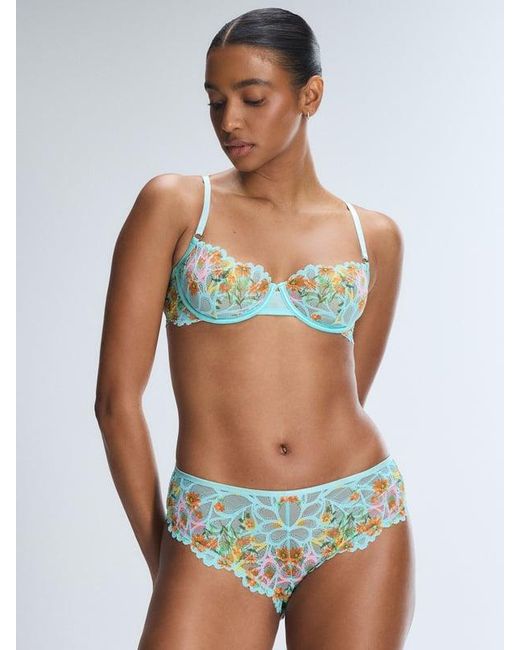 Savage X Blue Savage Not Sorry Lace Cheeky Knickers