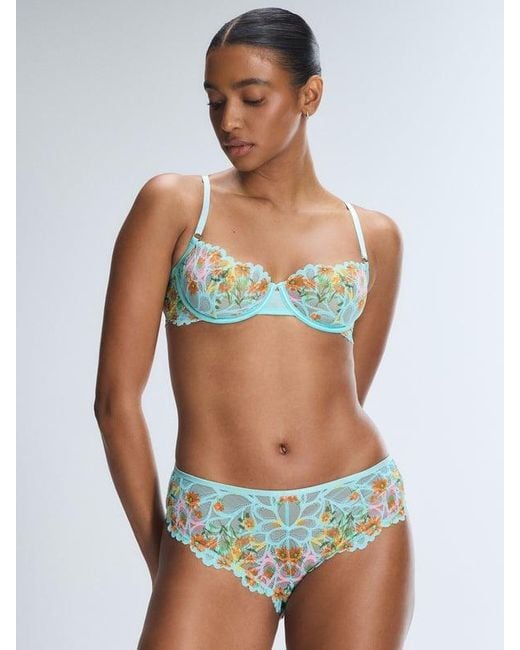 Savage X Blue Savage Not Sorry Lace Cheeky Knickers