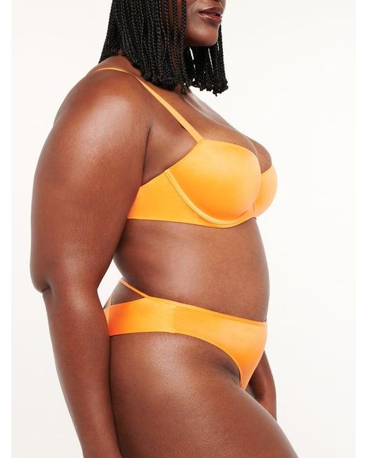 Savage X Gray Savage Not Sorry Open-back Strappy Brazilian Panty