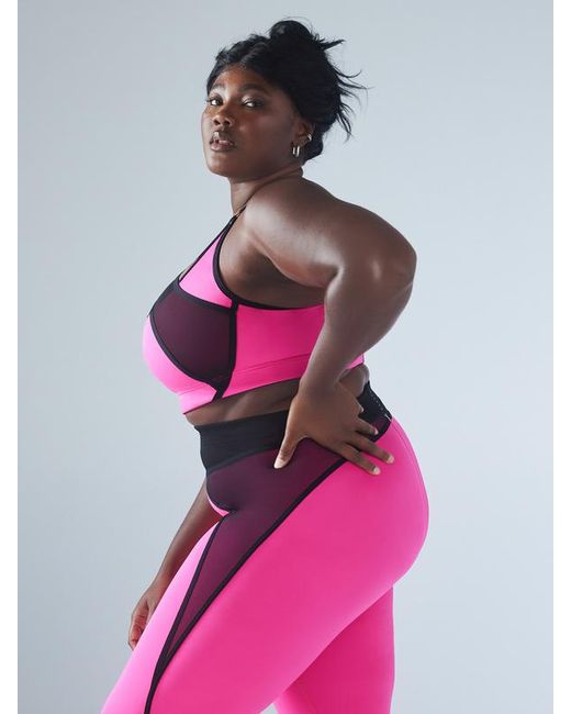 Savage X Pink X Mesh Medium-impact Sports Bra