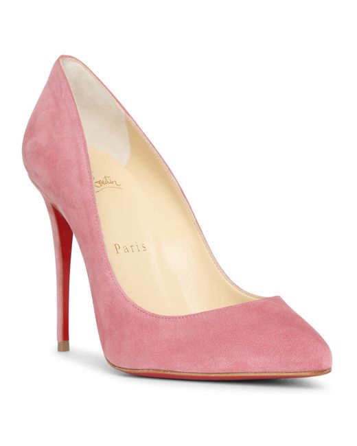 Christian Louboutin Pigalle Follies 100 Suede Pumps in Pink - Save 26% -  Lyst