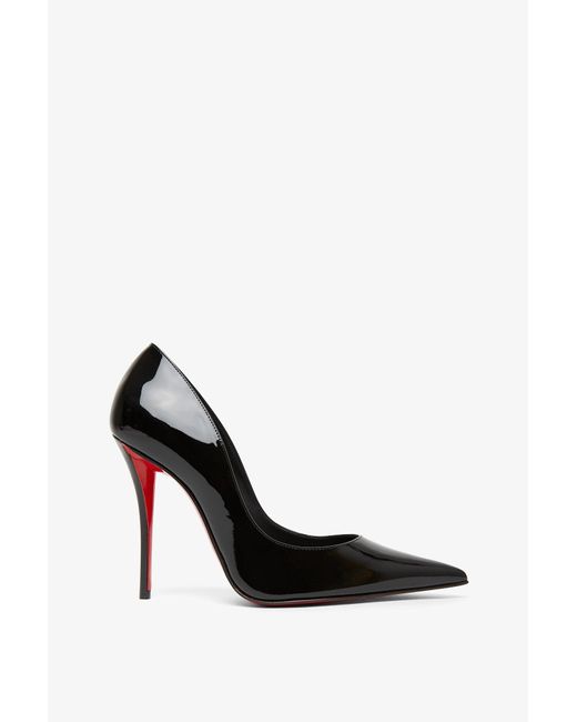Christian Louboutin Miss Z 100 Black Patent Pumps