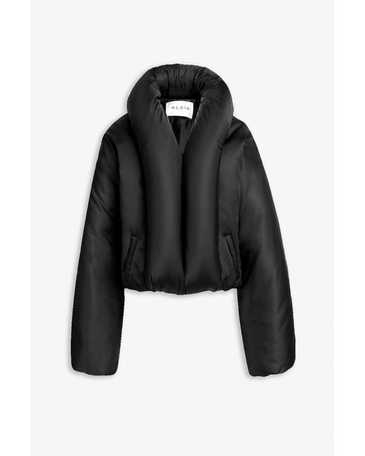 Alaïa Black Technical Padded Jacket