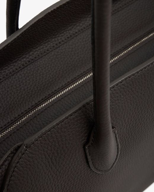 The Row Black Marlo 14 Walnut Bag