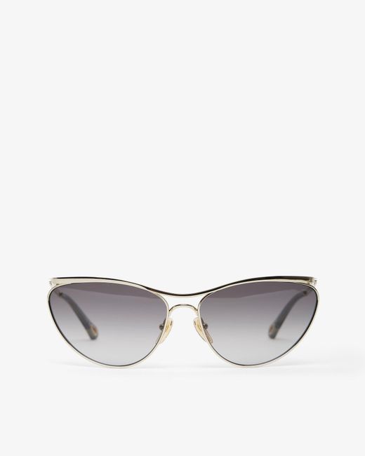 Chloé Gray Uma Cat Eye Sunglasses