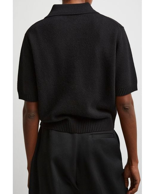 Givenchy Short Sleeve Black Polo Shirt