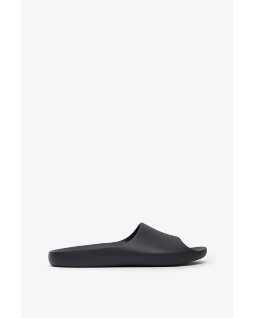 The Row White Ama Black Slides